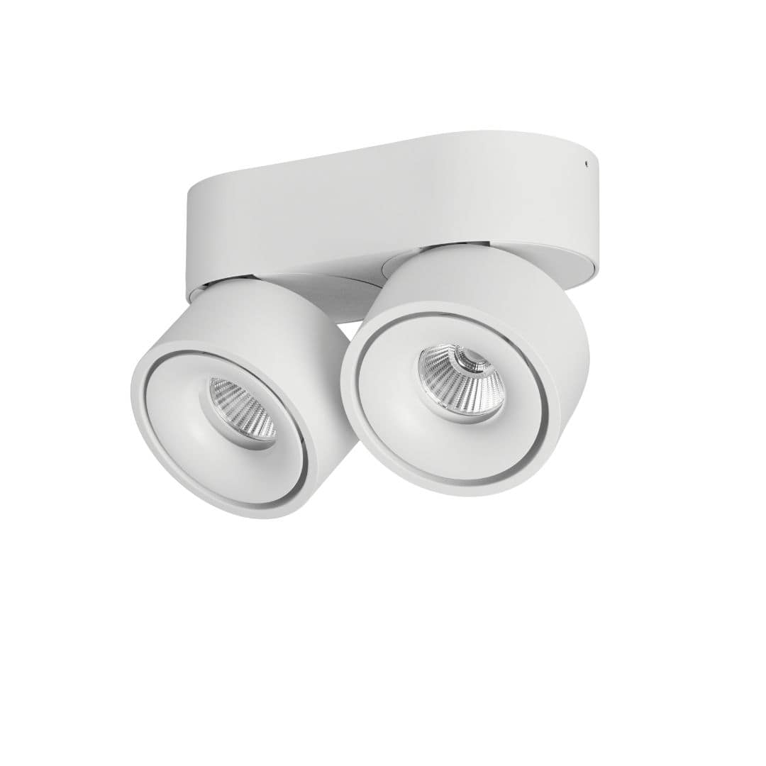 Aim Double Spot Hvid Loom Design