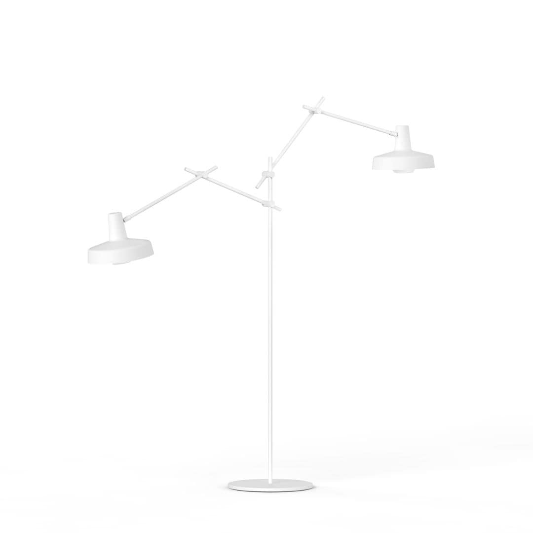 Arigato Gulvlampe Dobbelt Hvid Grupa Products