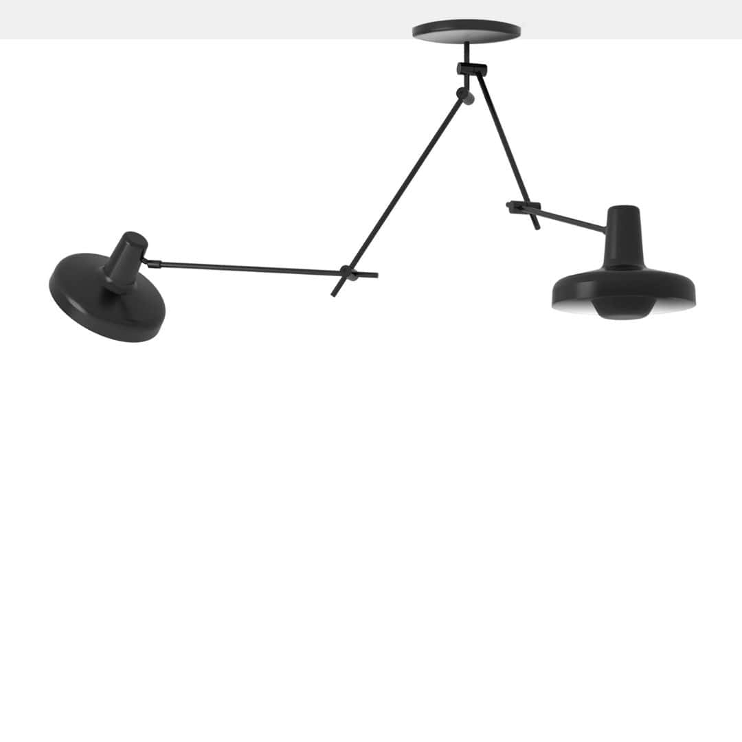 Arigato Loftlampe Dobbelt Sort Grupa Products