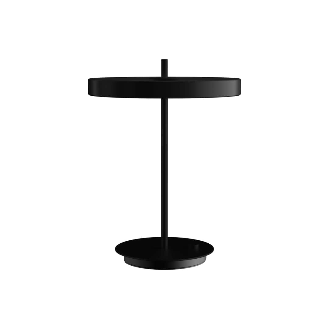 Asteria Bordlampe Sort    Sort Base Umage
