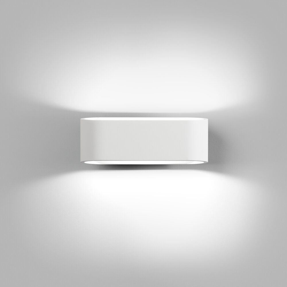 Aura W1 Væglampe Hvid Light-point