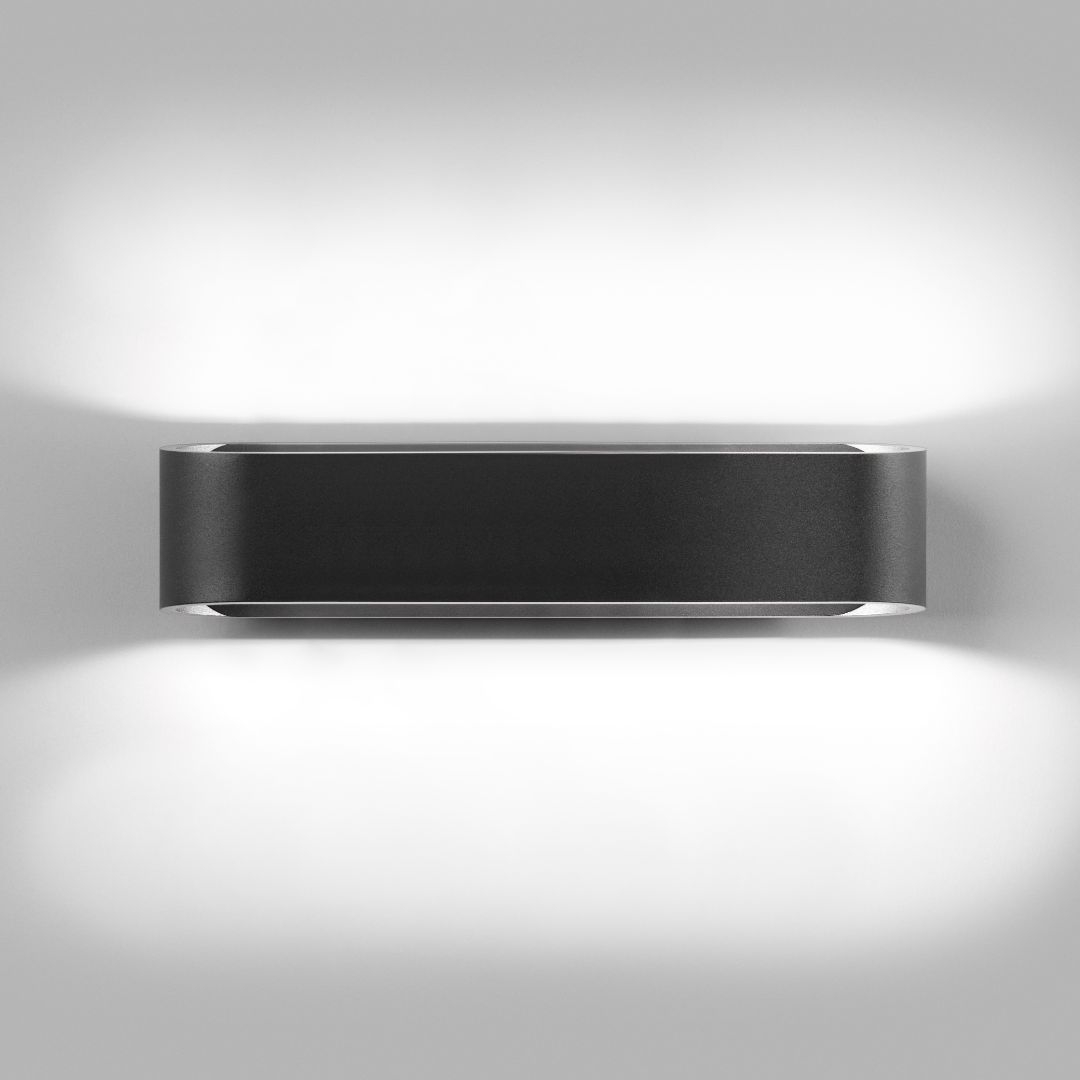 Aura W2 Væglampe Sort Light-point