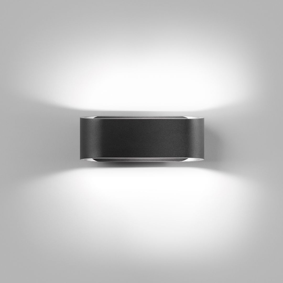 Aura W1 Væglampe Sort Light-point