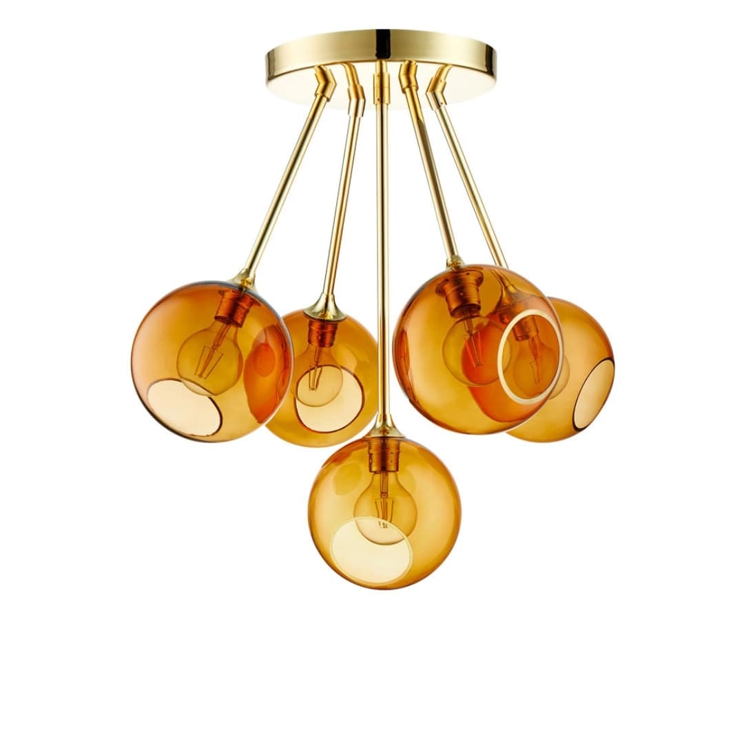 Ballroom Molecule Lysekrone Amber Design By Us