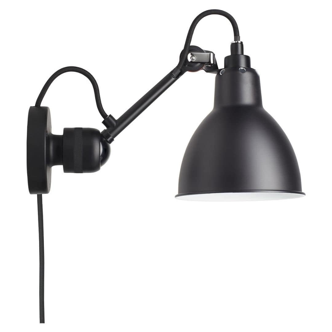 304ca Væglampe Sort Lampe Gras