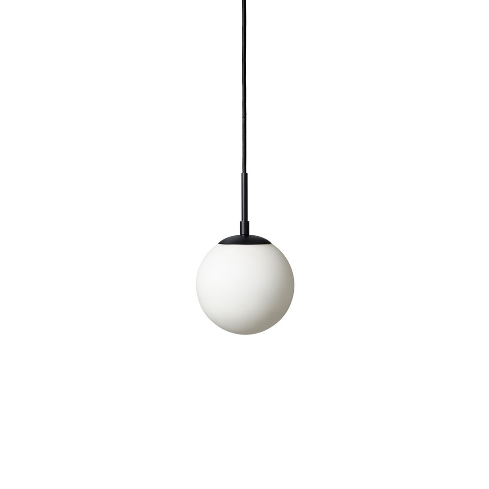 Chicago Café Pendel Lampe ø15 Til E14   Opal Sort Nielsen Light