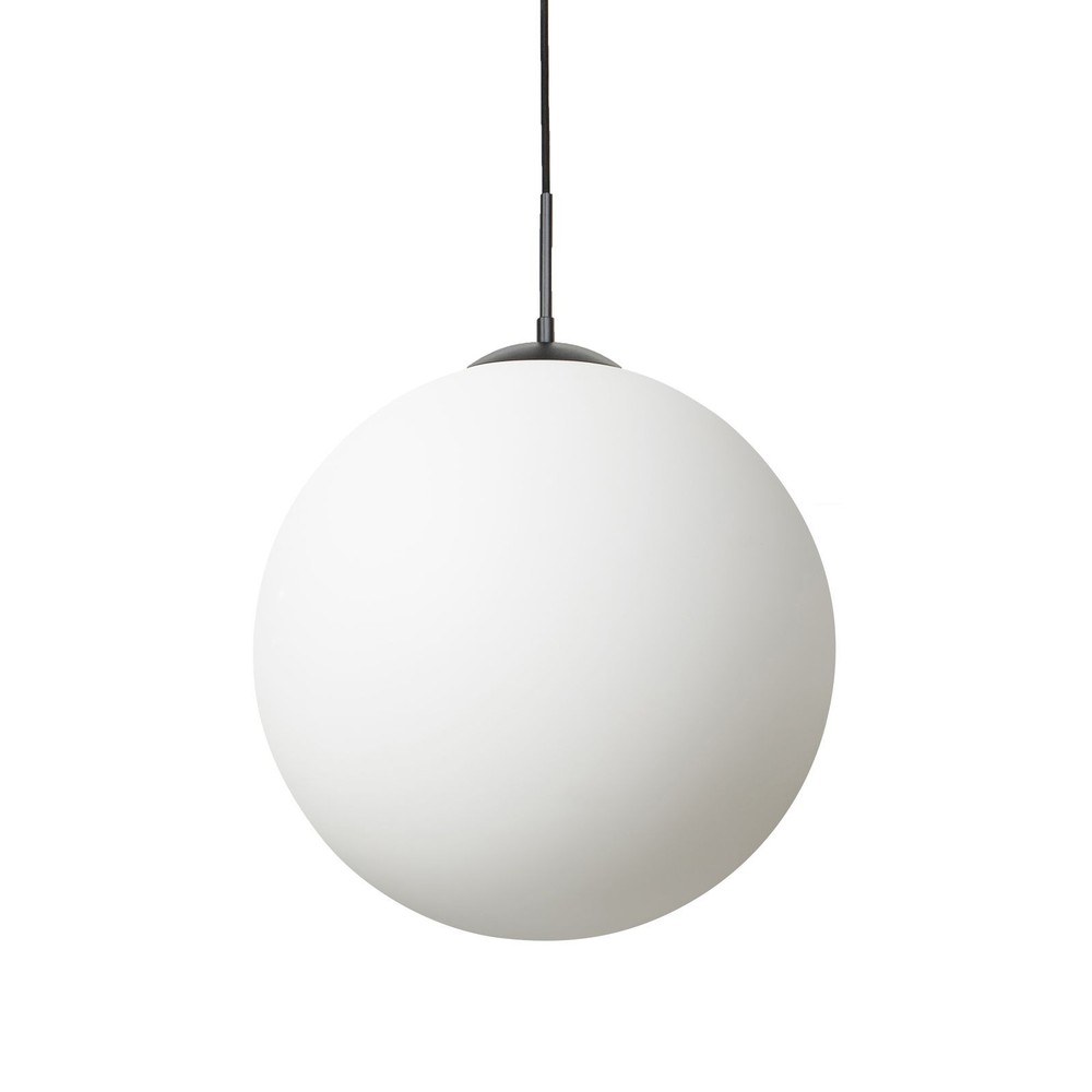 Chicago Café Pendel Lampe ø40 Til E27   Opal Sort Nielsen Light
