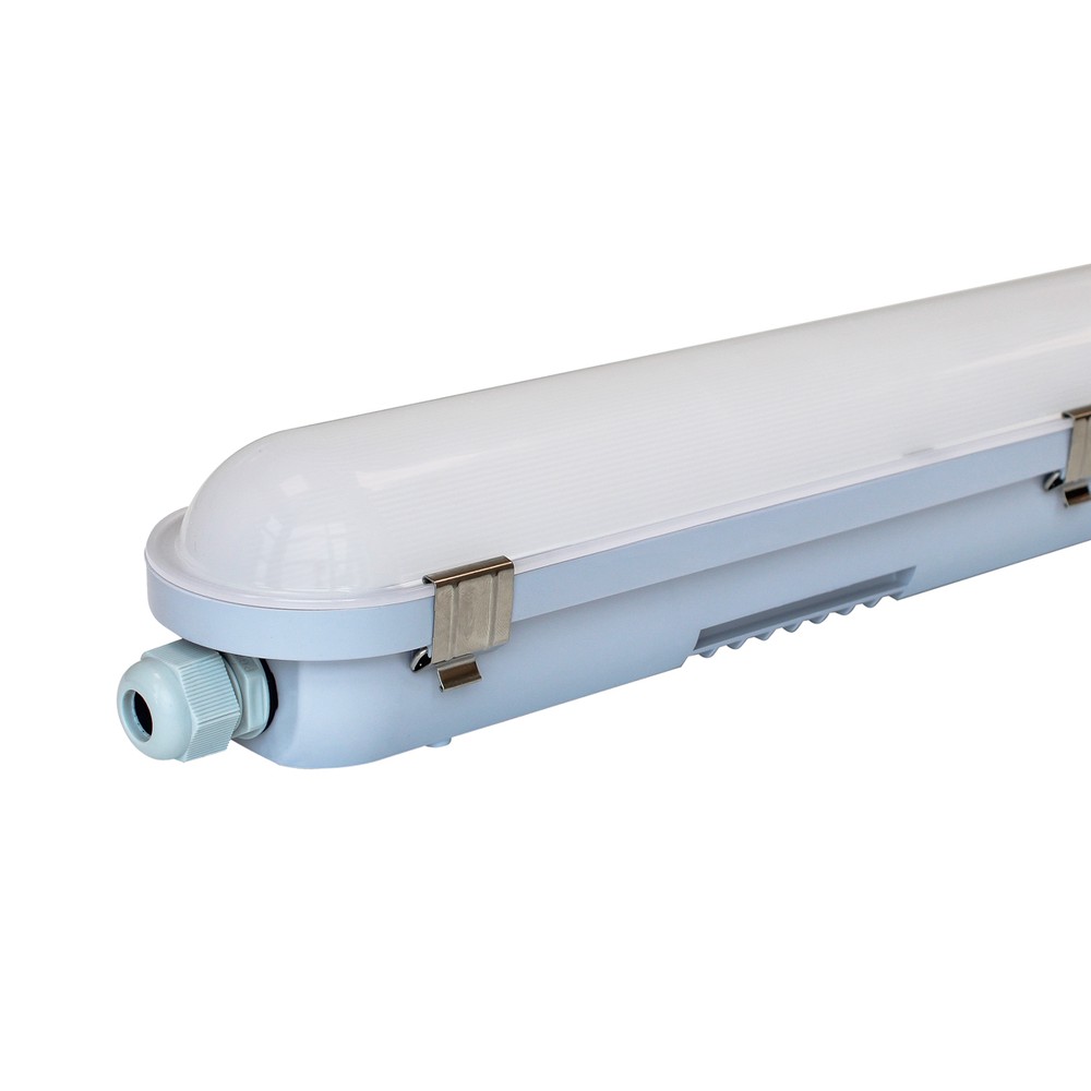 150 Cm Armatur Hicri Ra90  60w  Gennemfortrådet  Flicker Fri  Ip65 Dæmpbar : Ikke Dæmpbar  Kulør : Kold