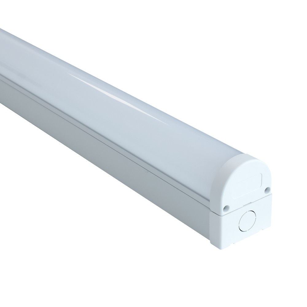 120cm 40w Komplet Led Armatur  Gennemfortrådet Ip20 Dæmpbar : Ikke Dæmpbar  Kulør : Neutral