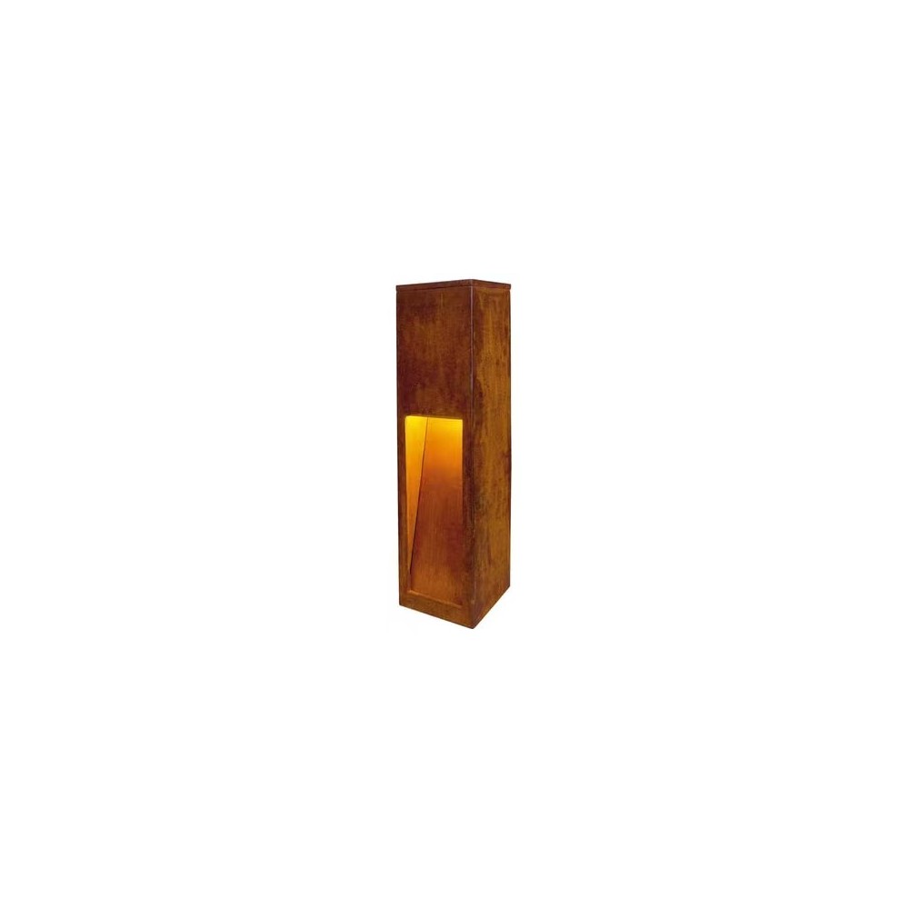 Corten Havelampe 12w  50 Cm  Ip65 Udendørs  Inkl  Lyskilde Kulør : Varm