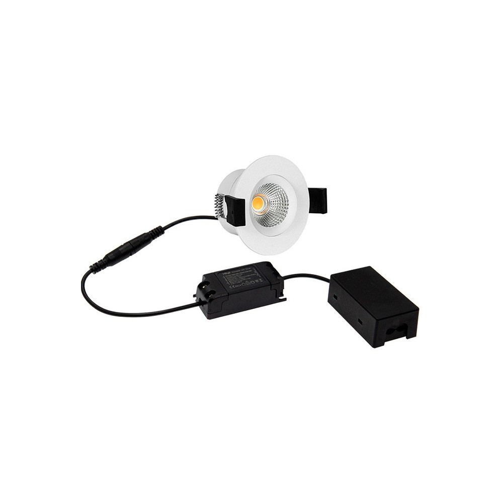 Hilux D3 Tilt360 Full Spectrum Led Indbygningsspot  Ra97  3000k  Hvid