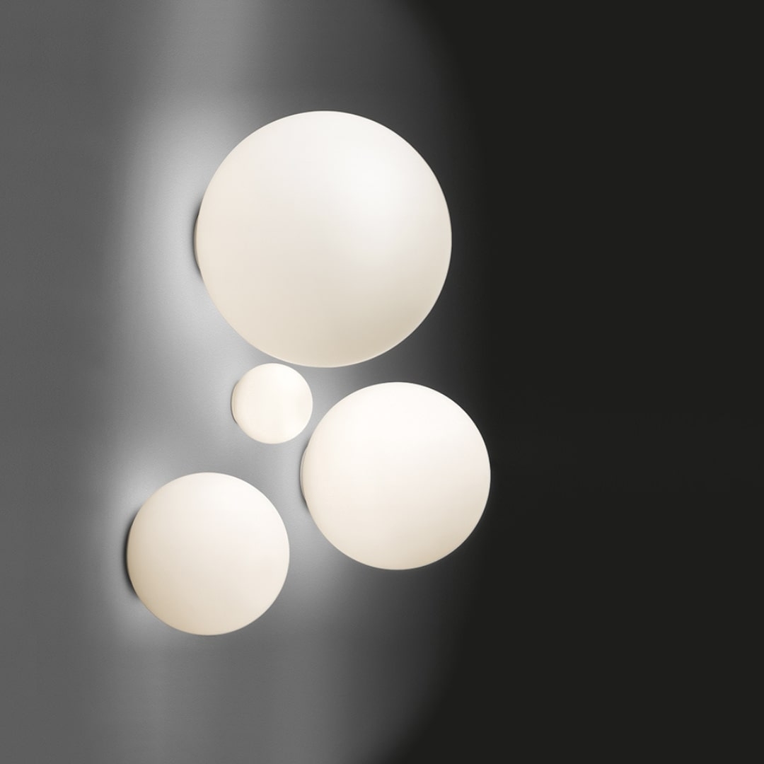 Dioscuri Væg Loftlampe Hvid ø25 Artemide