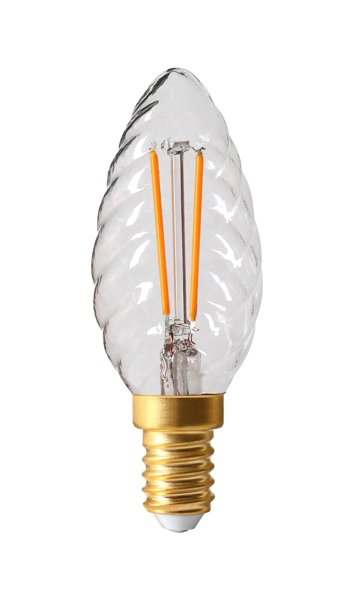 E14 1w Led Krystalkerte- Så Længe Lager Haves