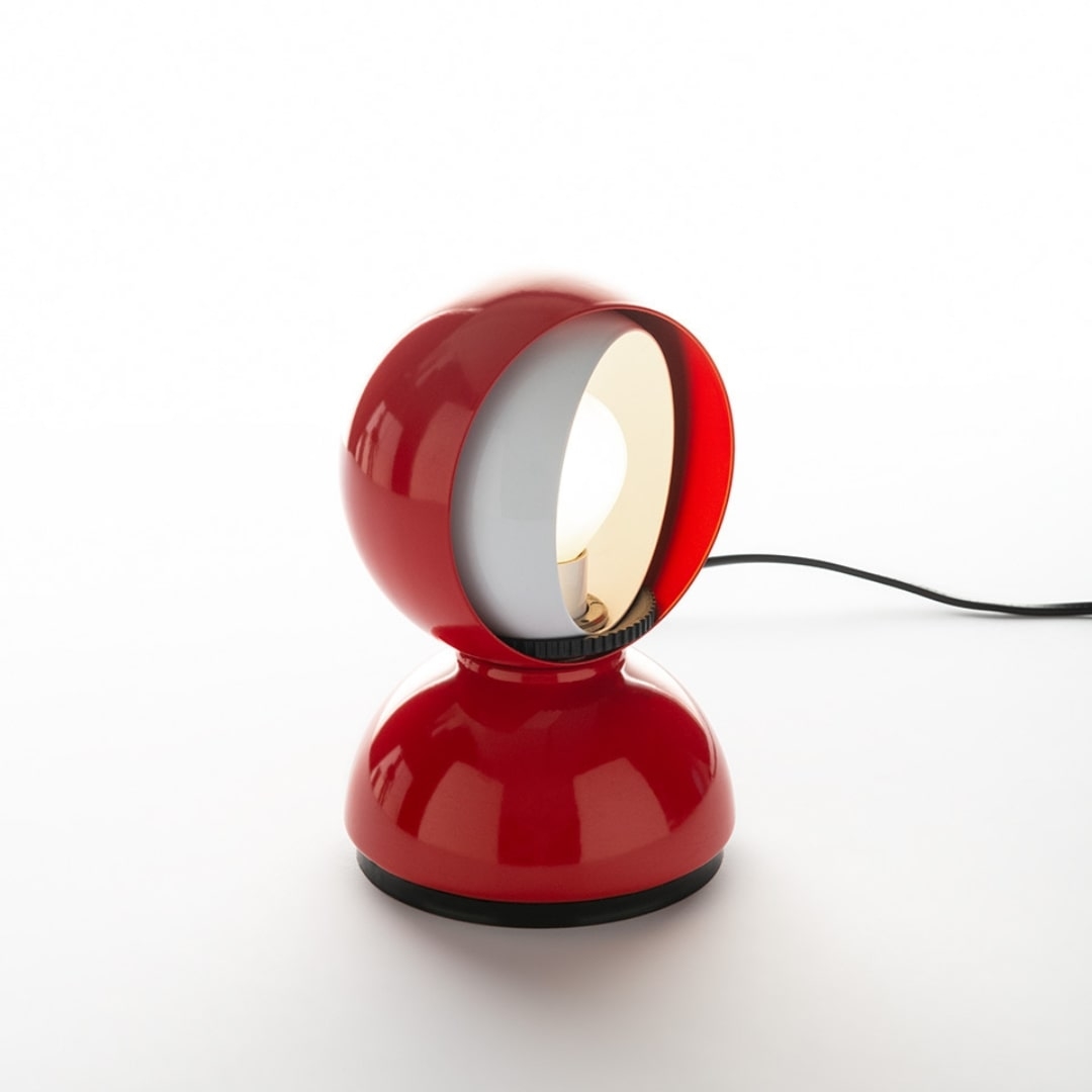 Eclisse Bord Væglampe Rød Artemide