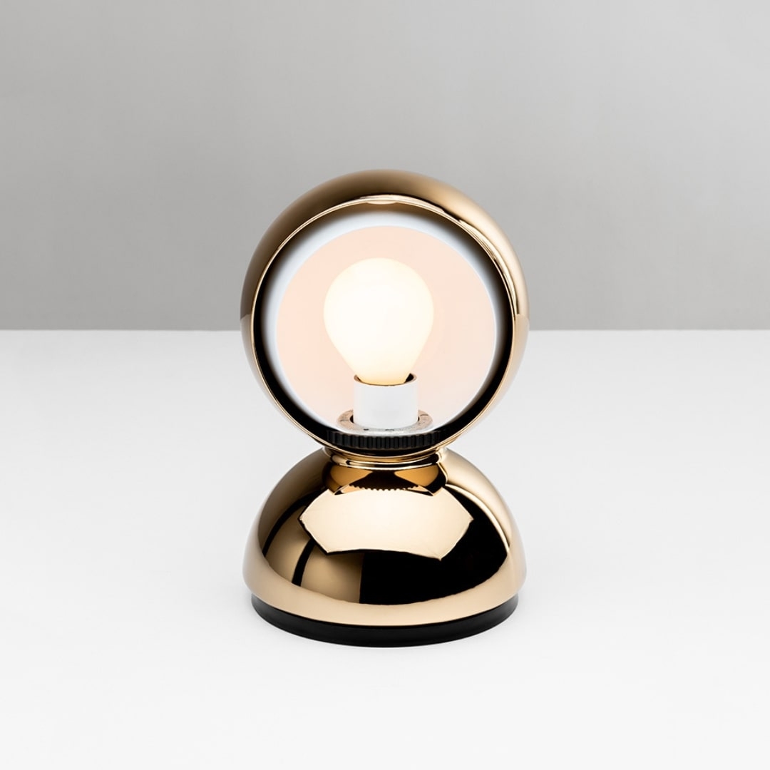 Eclisse Pvd Bord Væglampe Guld Artemide