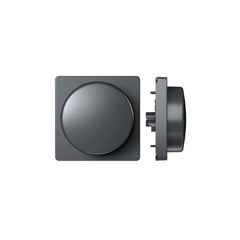 Front Til Zigbee Dreje Lysdæmper Koksgrå