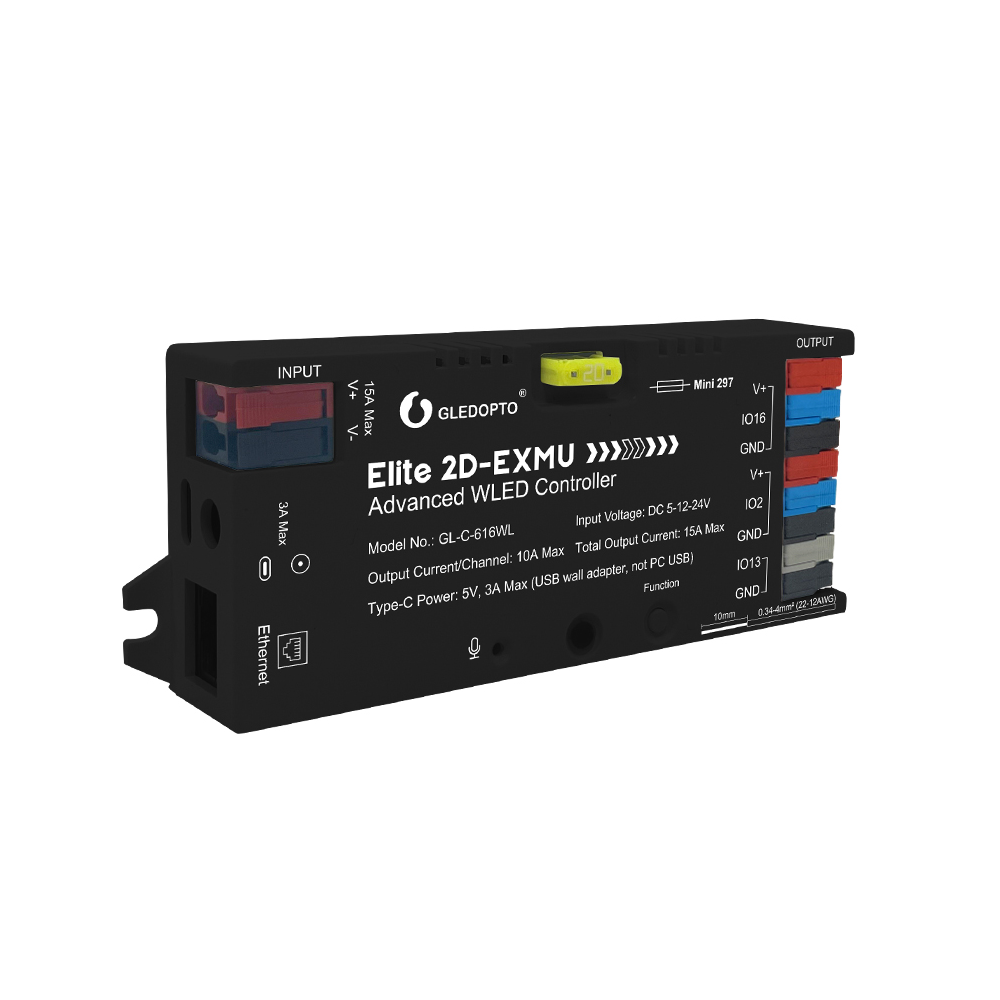 Gledopto Gl- -616wl Wled Controller 5v  75w  12v  180w  24v  360w