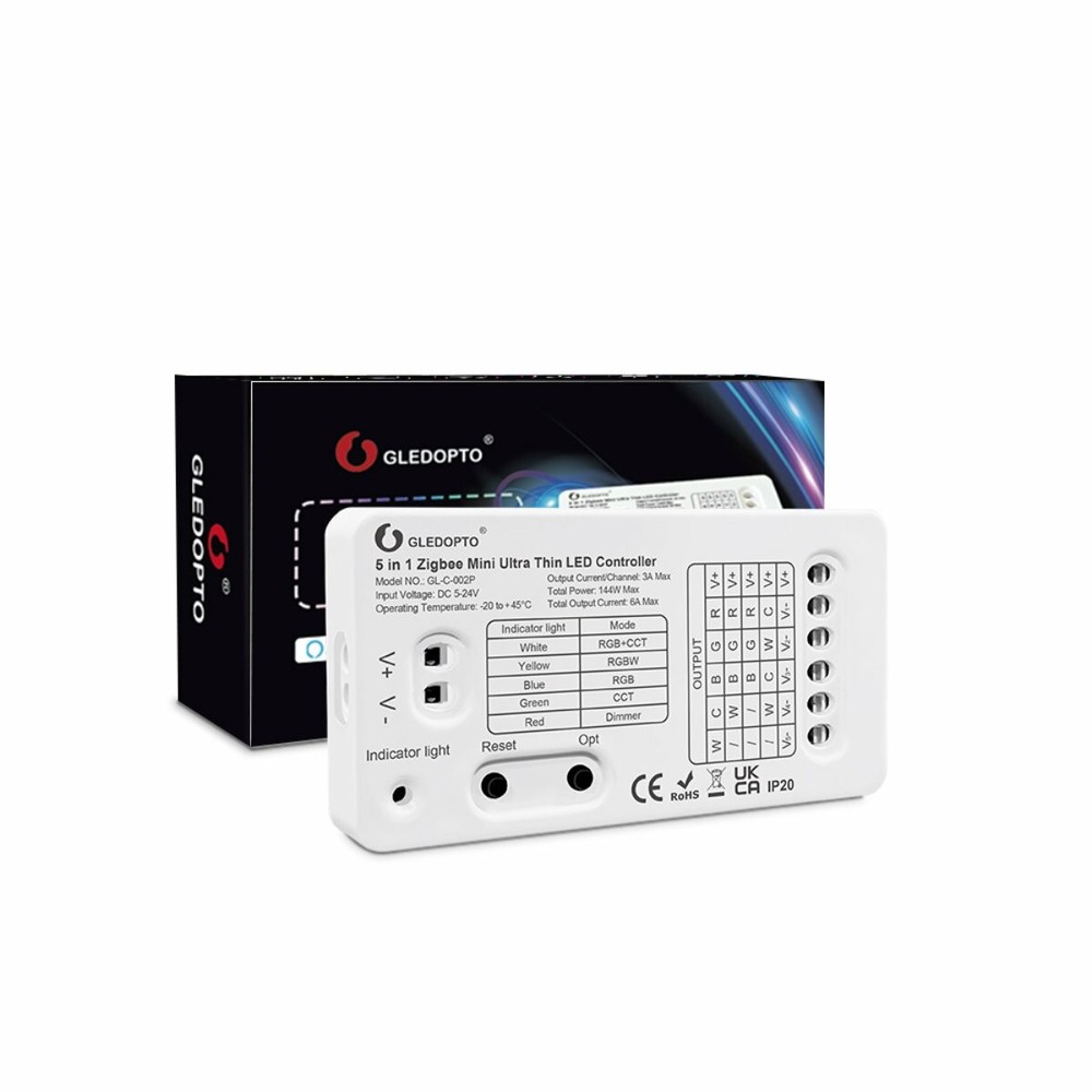 Gledopto 5i1 Pro Mini Zigbee Controller Hue Kompatibel  Rgb Cct