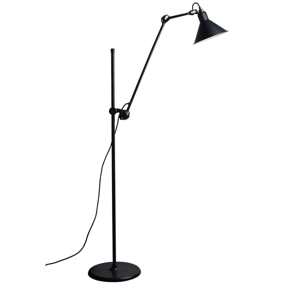 215 Gulvlampe Sort Lampe Gras