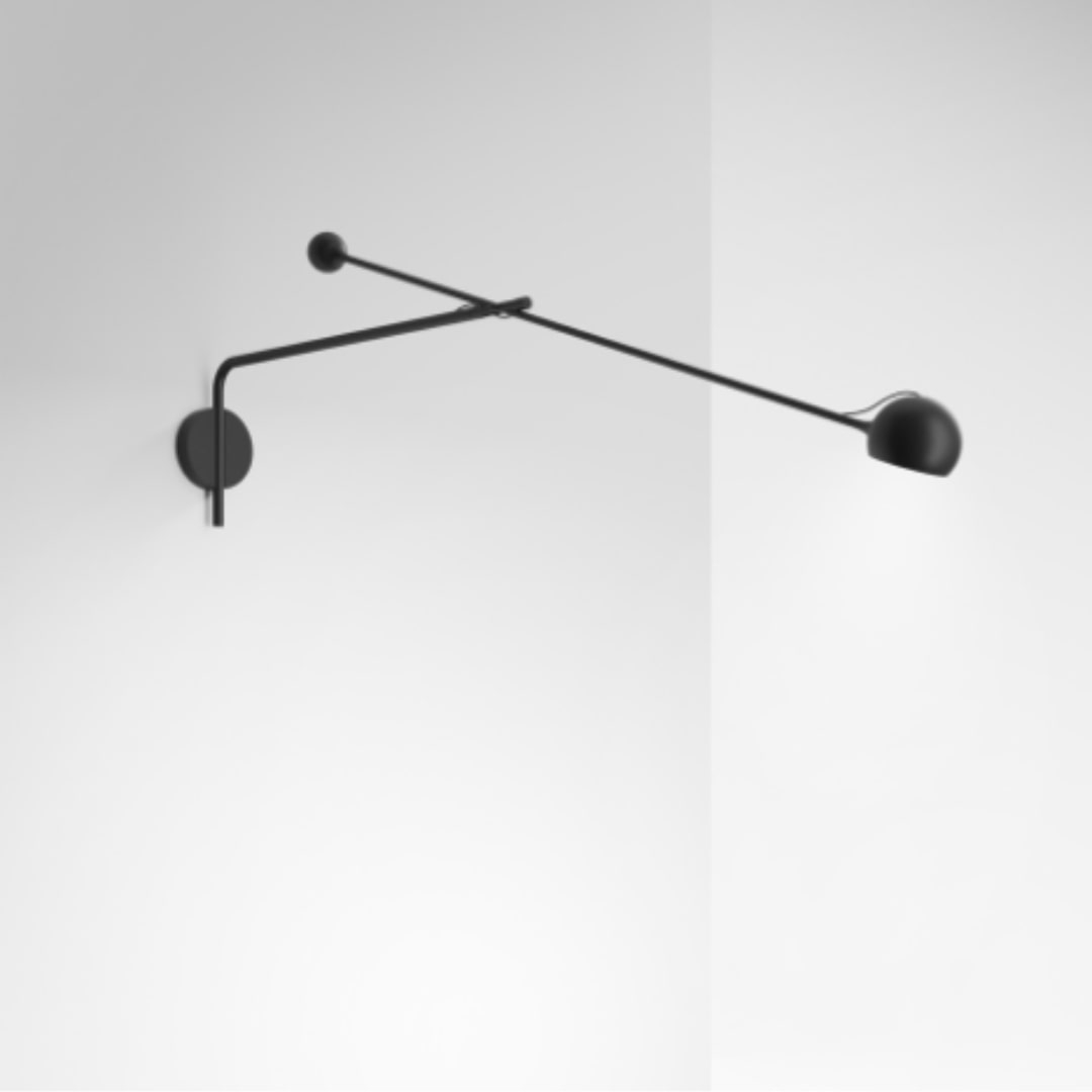 Ixa Arm Væglampe Antracit Artemide