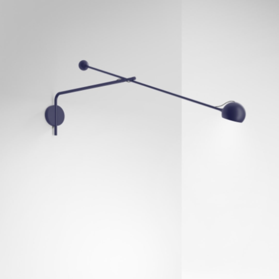Ixa Arm Væglampe Blå Artemide