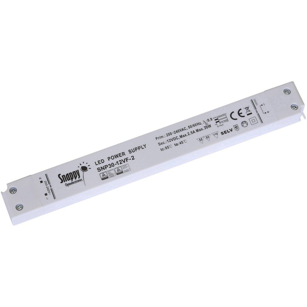 Kvalitets 12v Slim Led Driver 30w Snappy