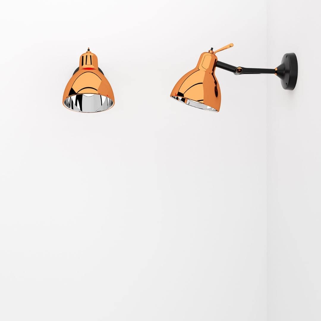 Luxy Glam H0 Væg   Loftlampe Kobber Rotaliana