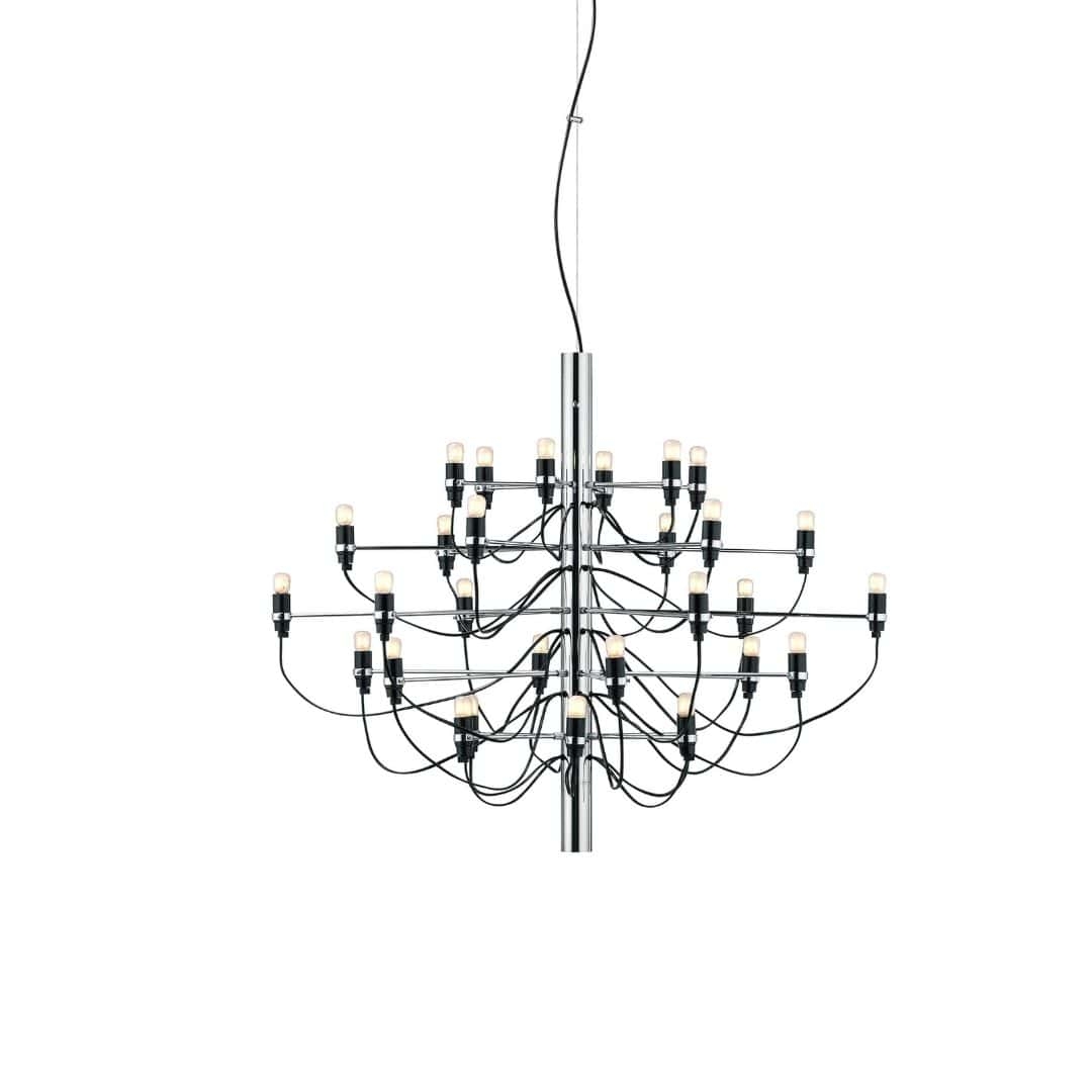2097   30 Lysekrone Led Stål Flos
