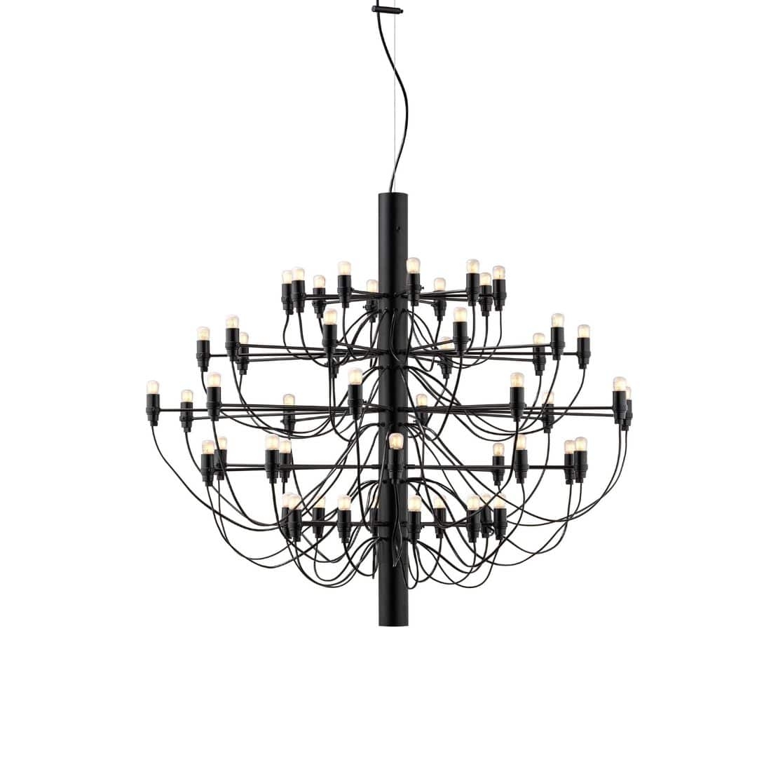 2097   50 Lysekrone Mat Sort Led Flos