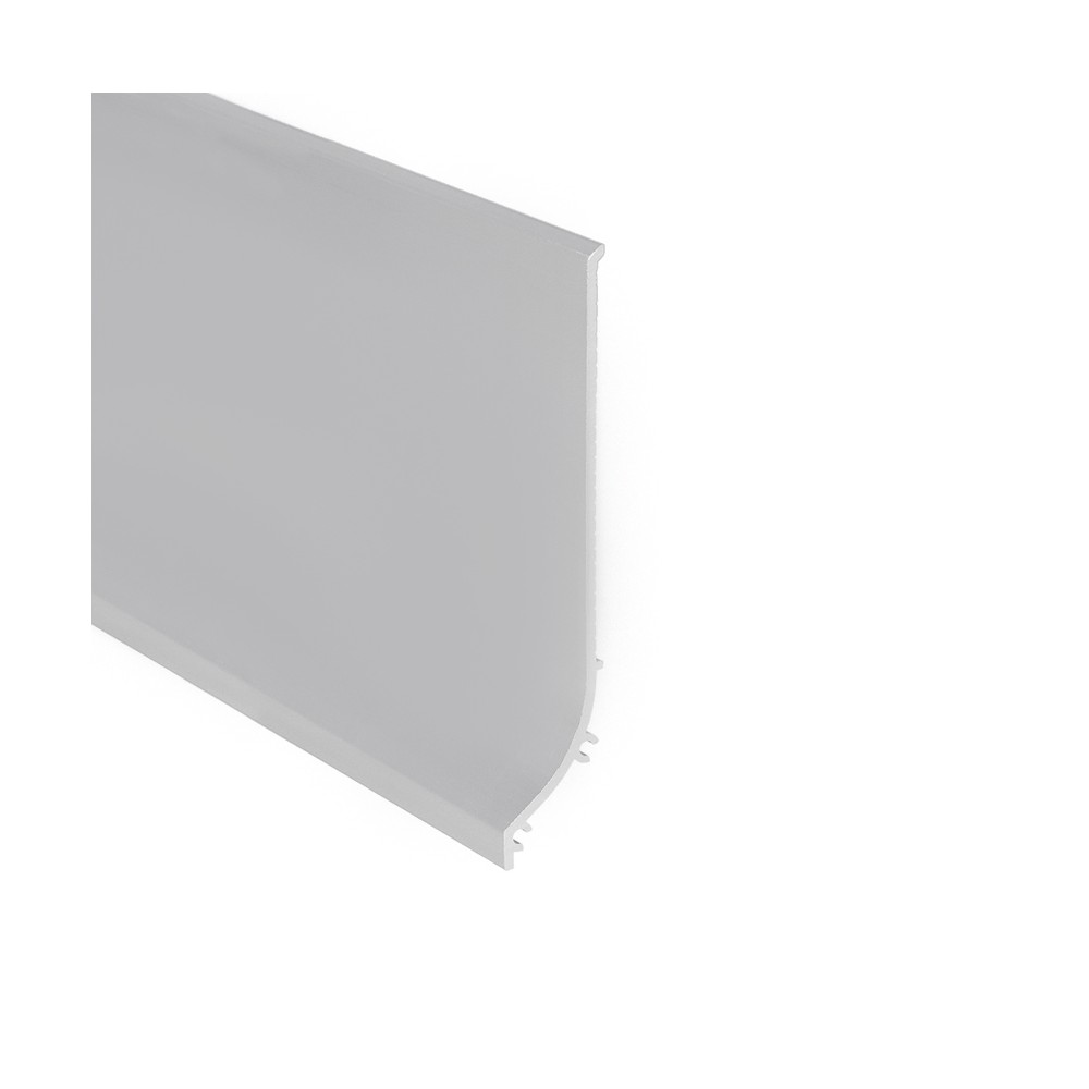 1m Afslutningsprofil Base Ubehandlet Aluminium