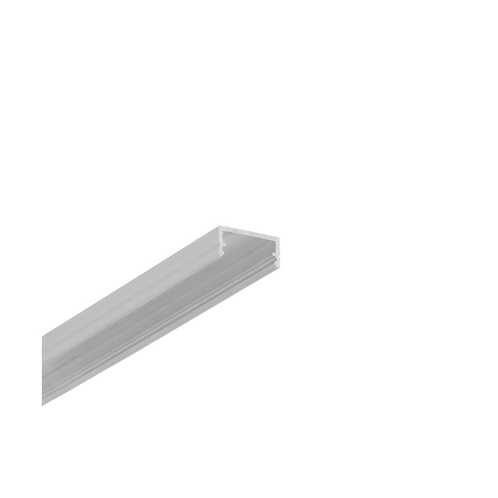 1m Aluprofil Begton12     Ubehandlet Aluminium  Påbygning  Led Skinne