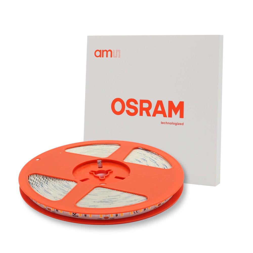 10m Osram Led Strip Ra94  10w   Ip20  Ra94  24v  120 Led Pr  Meter Dæmpbar : Dæmpbar  Kulør : Neutral