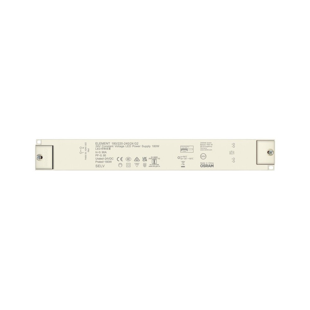 Osram 180w Strømforsyning 24v Dc    5a  Ip20 Indendørs