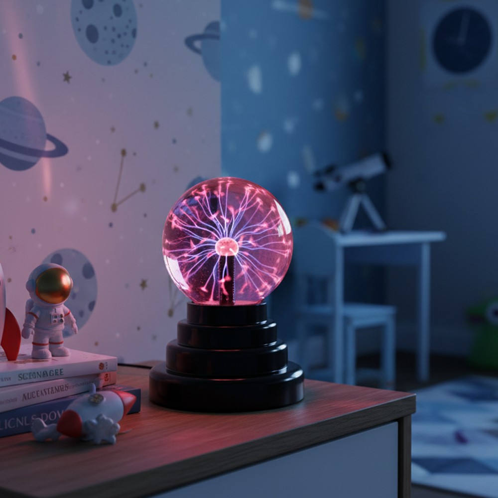 Plasma Lampe ø8   Cm  Perfekt Til Børn Og Barnlige Sjæle
