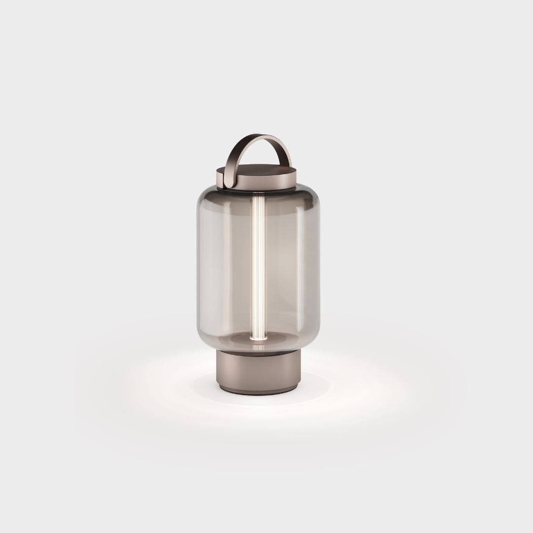 Qu Lantern Transportabel Lampe Lys Bronze Ip44 De