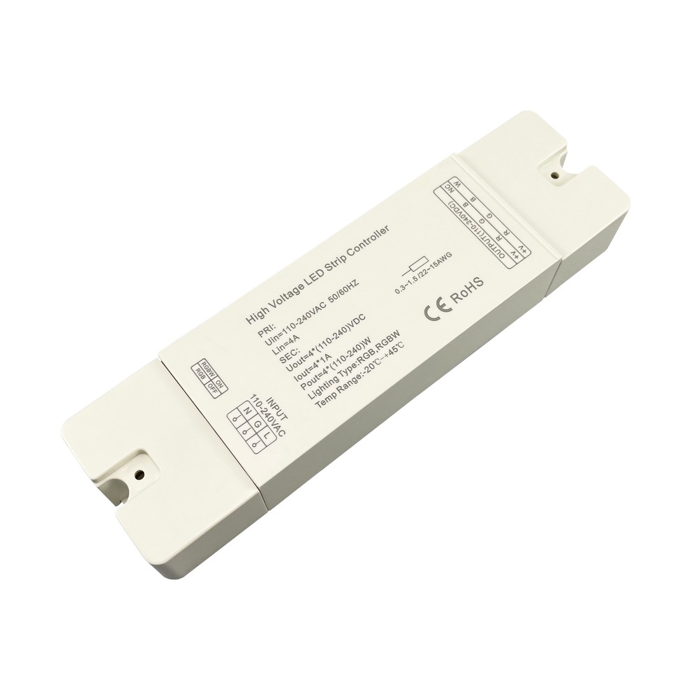 Rgb Controller Til 230v Rgb Clip-on Led Strip Inkl  Endeprop  Rf  230v  50m
