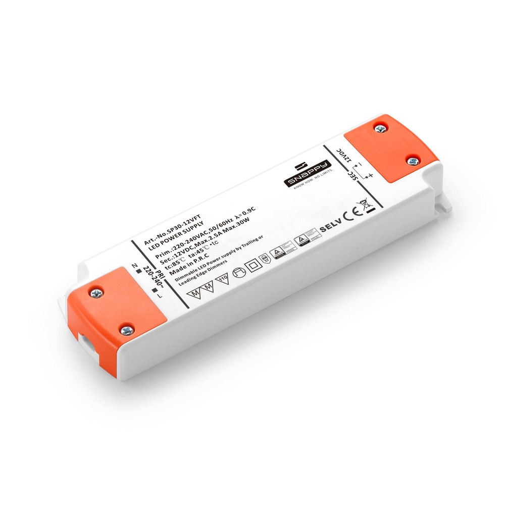 Snappy 30w Dæmpbar Strømforsyning 24v Dc    25a  Ip20