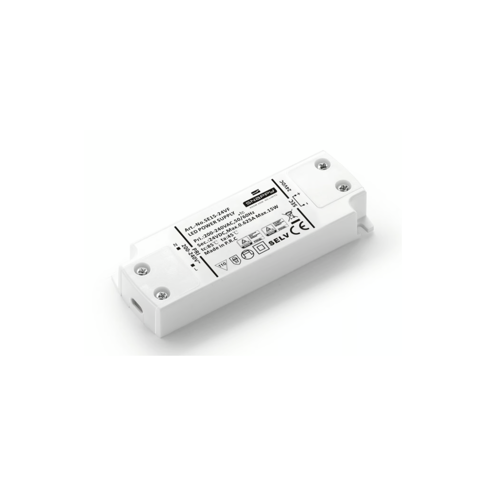 Snappy 15w Strømforsyning 24v Dc    625a  Ip20 Indendørs