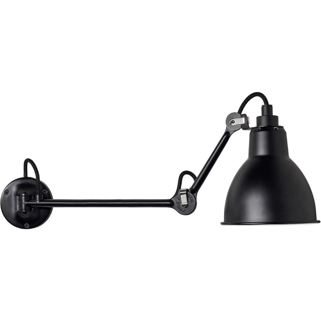 204 Væglampe L40 Sort Lampe Gras