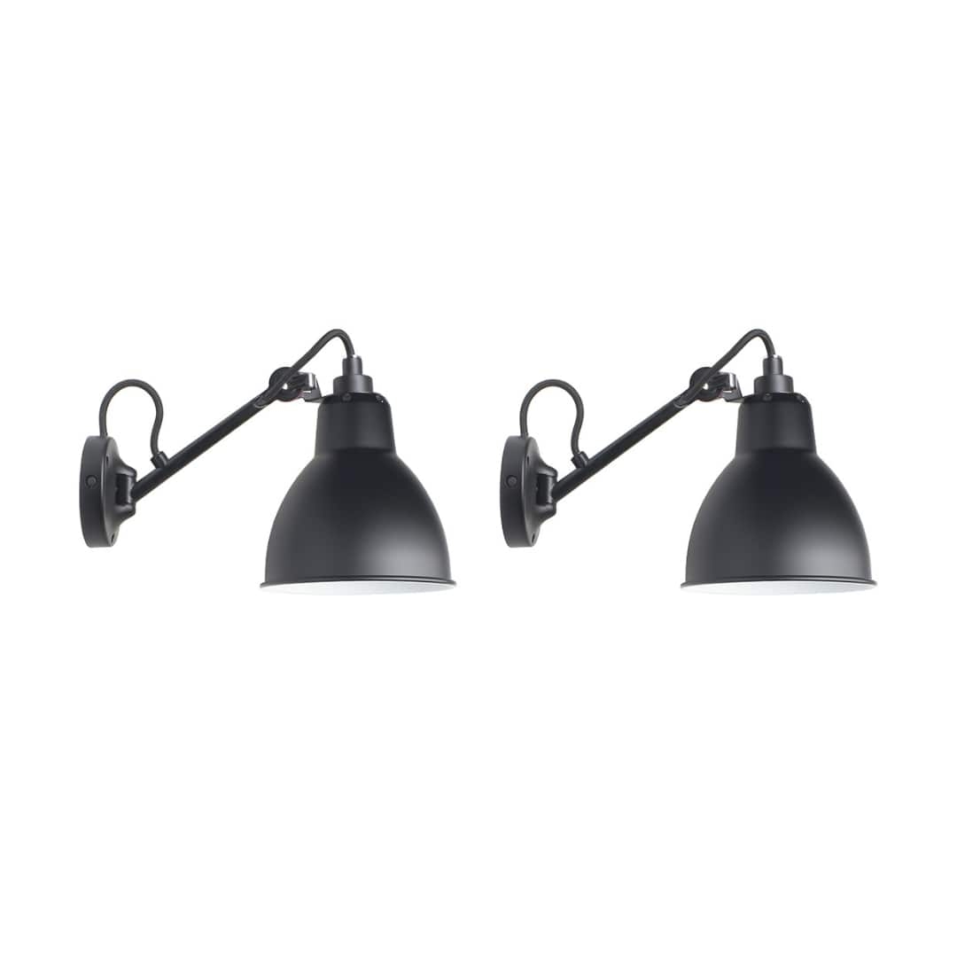104 Væglampe Sort   Pak Lampe Gras