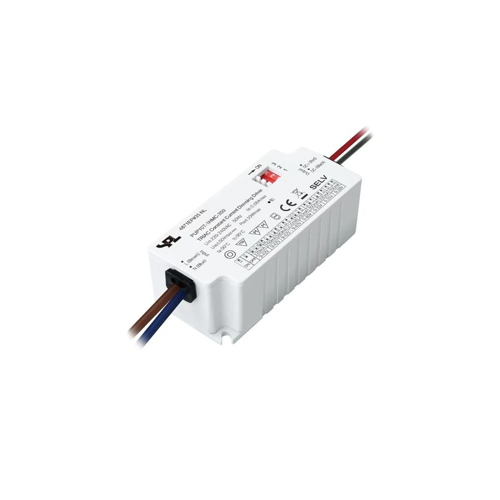 10w   120-350ma Dæmpbar Led Driver  -42v  Triac Fasedæmp  Konstant Strøm