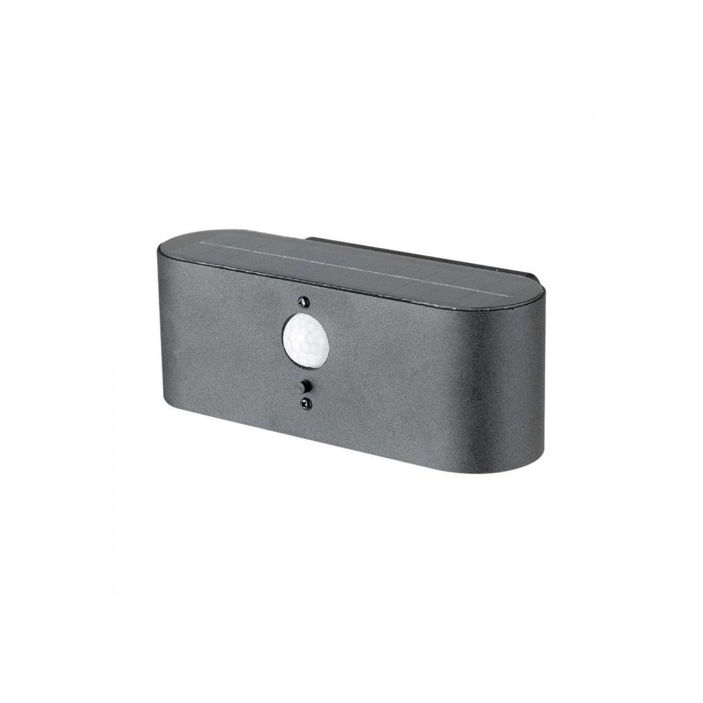 -tac   5w Solcelle Væglampe Led Sensor  Justerbar Spredning  Ip54 Dæmpbar : Ikke Dæmpbar  Kulør : Varm