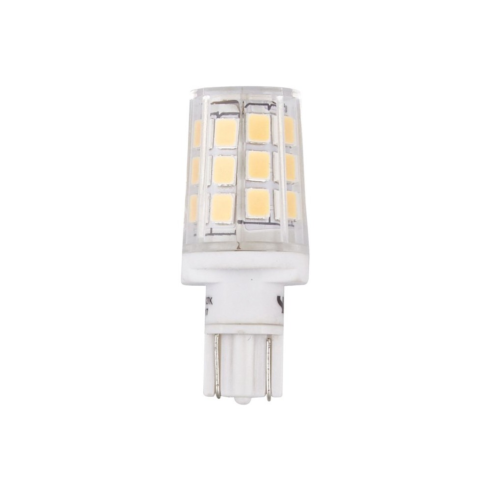 5w T15 Wedge Led Pære  12v 250lm  2700k  Ac Dc Kulør : Varm