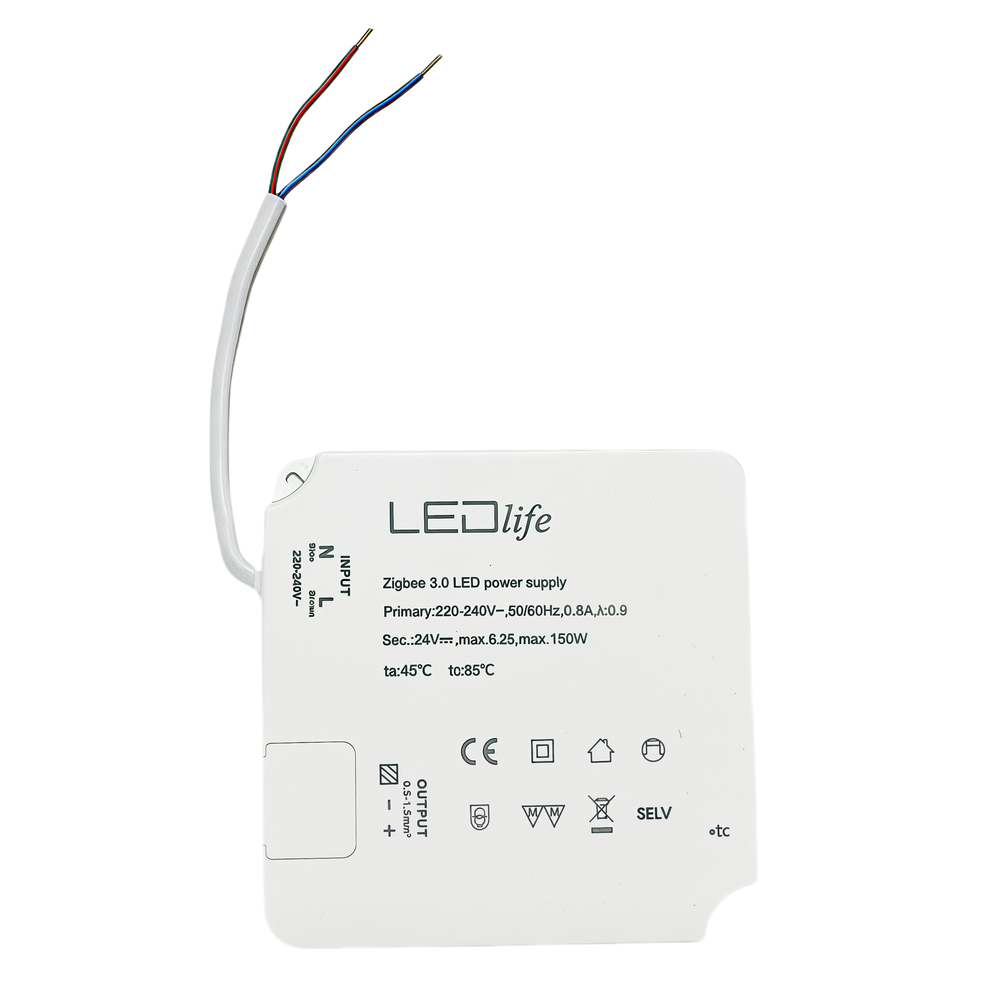 Zigbee 150w Strømforsyning Hue Kompatibel  24v Dc    25a  Ip20 Indendørs