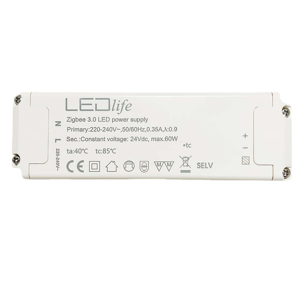 Zigbee 60w Strømforsyning Hue Kompatibel  24v Dc    5a  Ip20 Indendørs
