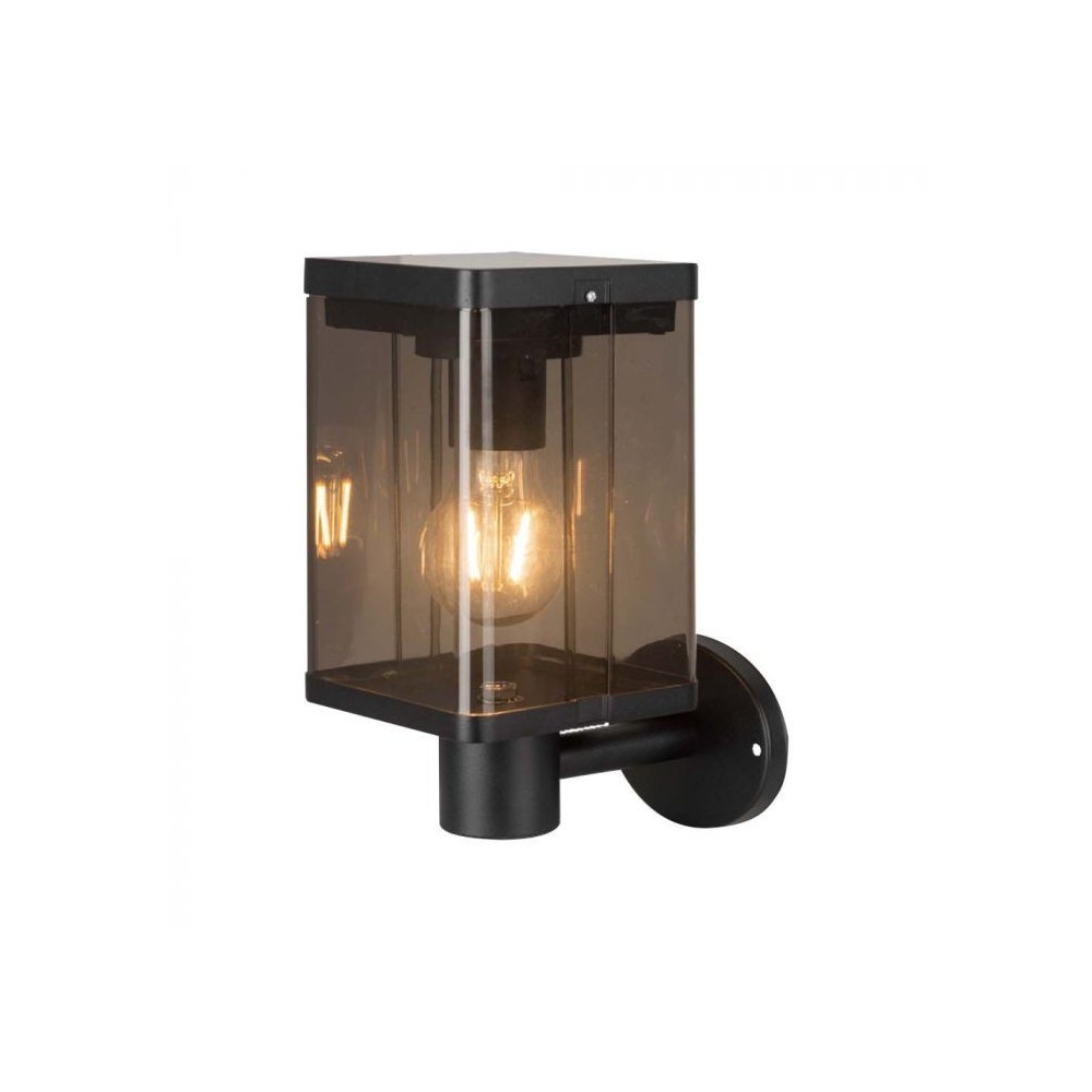 -tac   5w Solcelle Væglampe Led Sort  Sensor  Ip54 Kulør : Varm
