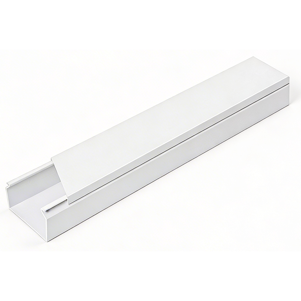 60x40 Kabelkanal Hvid  60x40mm  Længde 2m