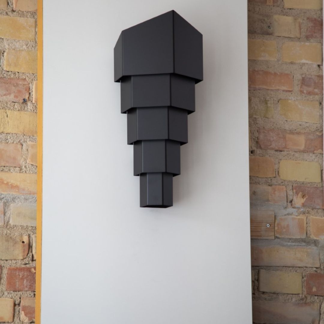 Zilca Sort Væglampe Noon